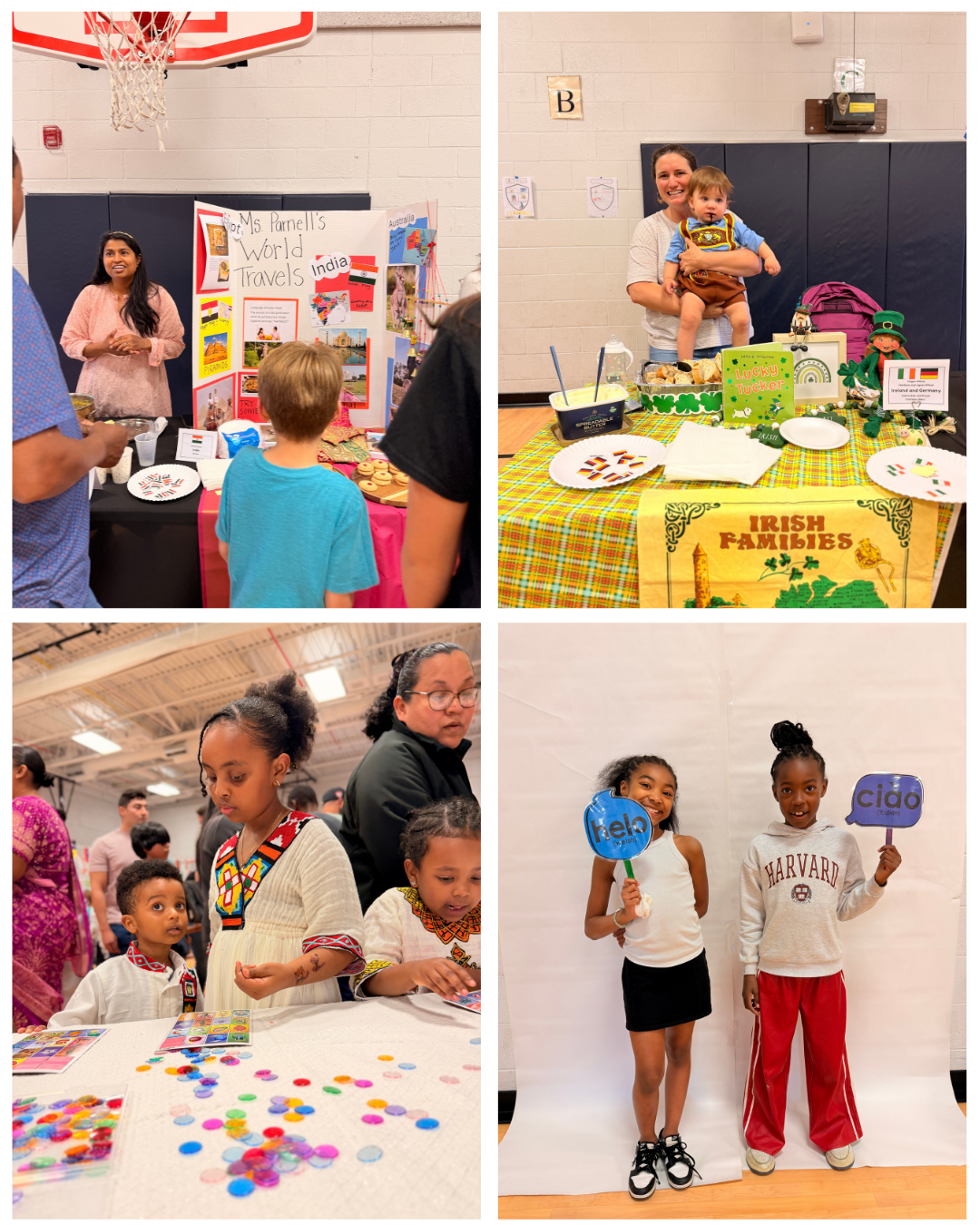 Heritage Night students and parents