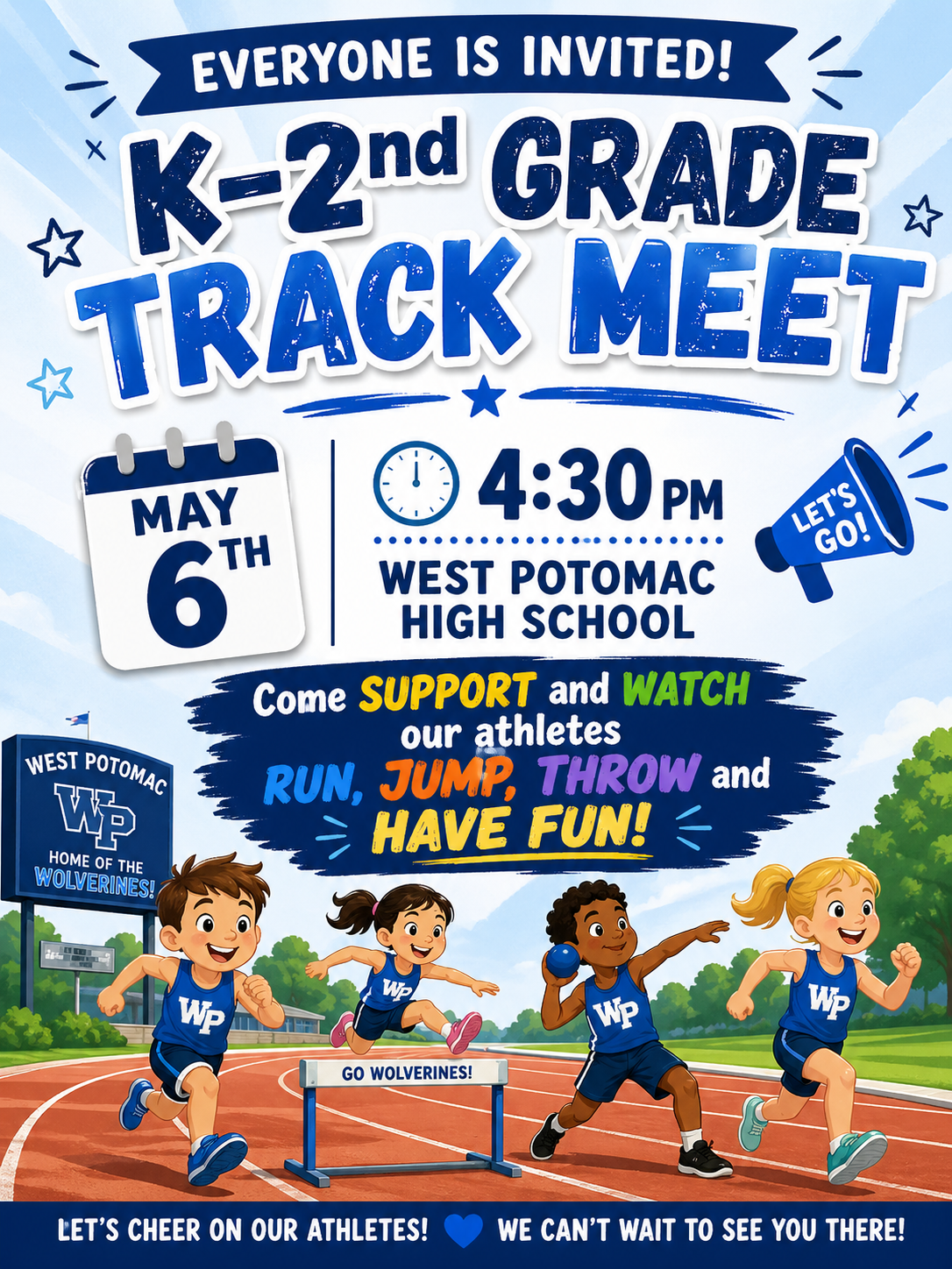 K-2 Track Meet Flyer