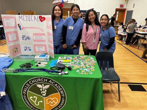 Medical Assistant students presenting their skills