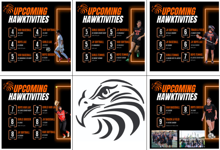 upcoming hawktivities decorative image - full text below