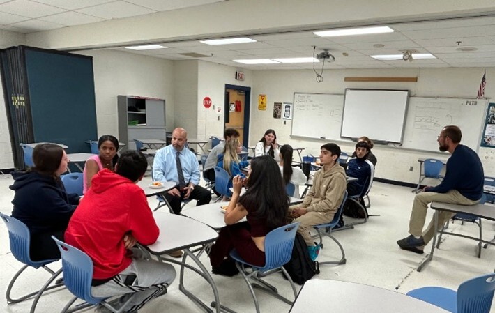Dr. K with students