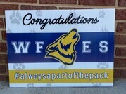 6th grade yard sign