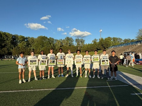 Student athletes on the field