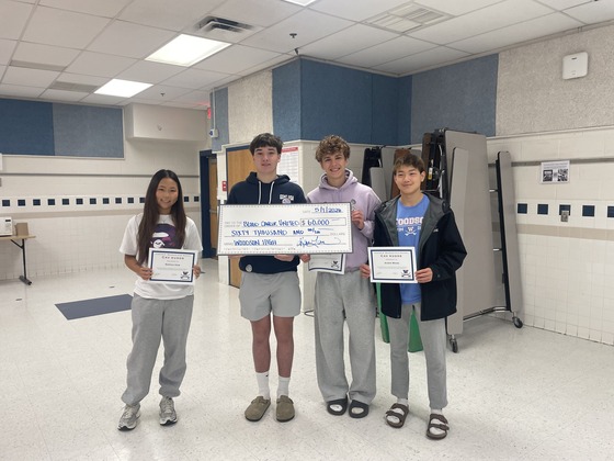 Students were honored from Blood Cancer United for raising $60,000