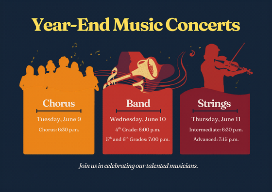 Year End Music Concerts