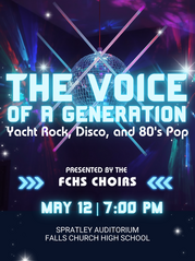 FCHS 2026 Spring Choir poster