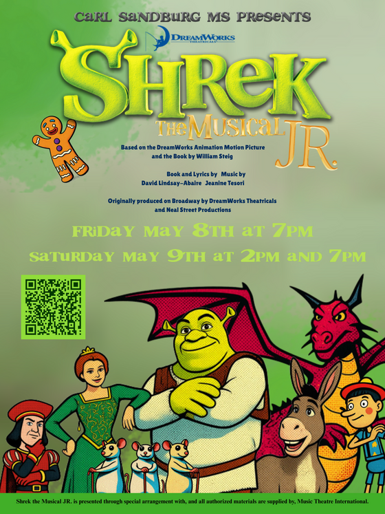 Carl Sandburg Middle School Presents Shrek the Musical Jr.