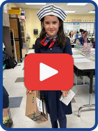 Student dressed up as her changemaker