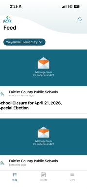 FCPS Mobile app