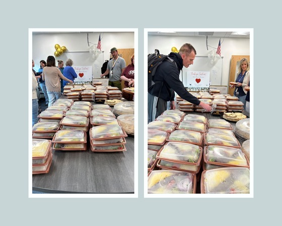 Teachers getting lunch