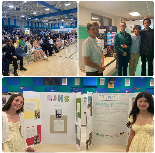Kilmer inducted 165 8th graders into the National Junior Honor Society