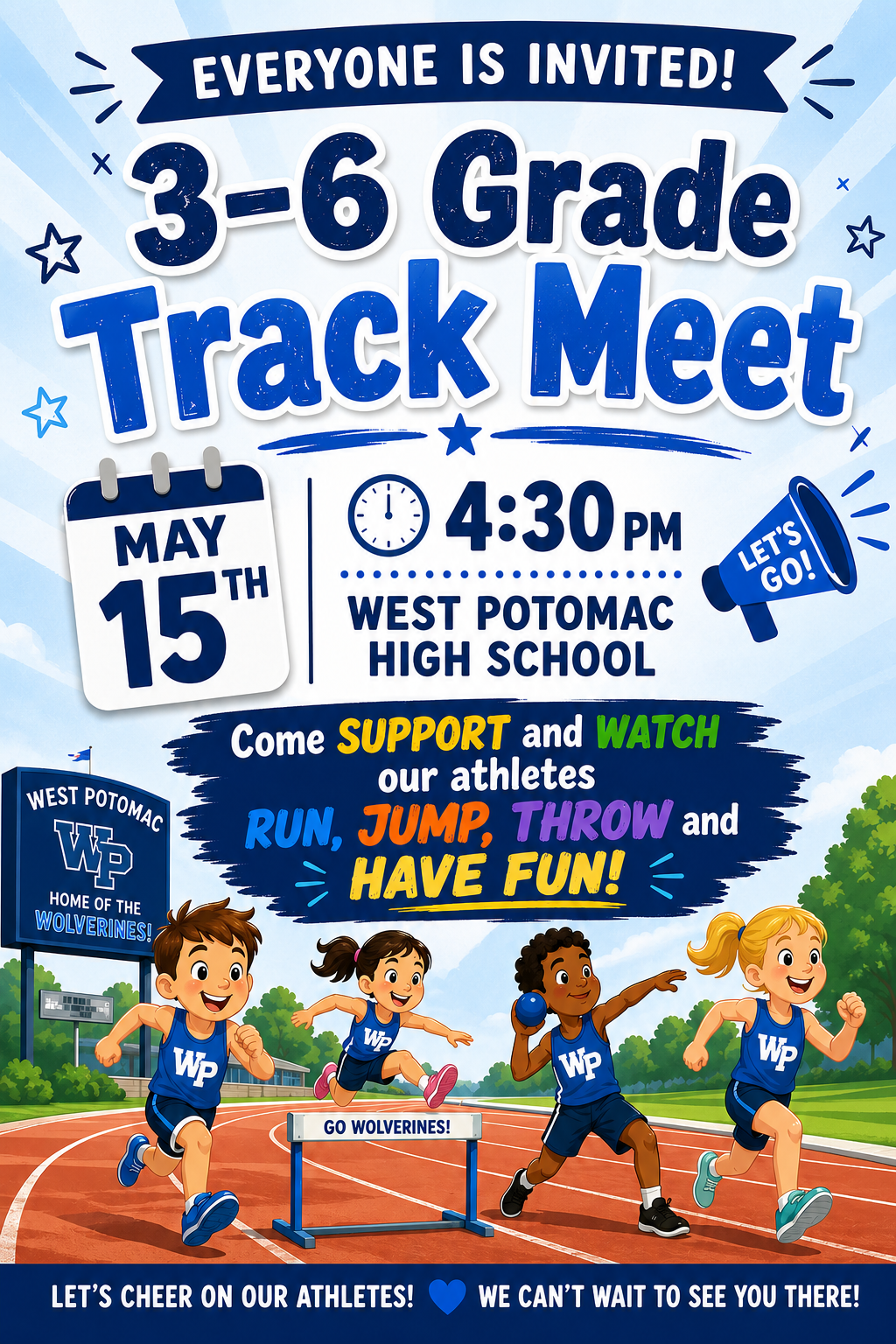 Track meet flyer