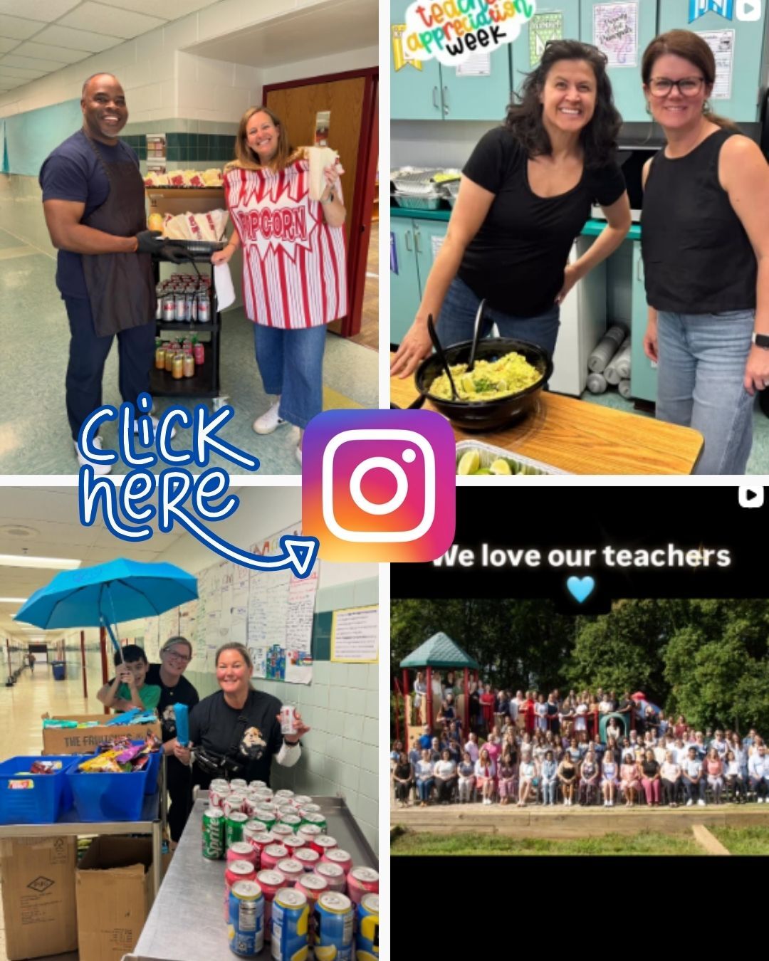 Click Here for Belvedere's Instagram with our teacher appreciation posts