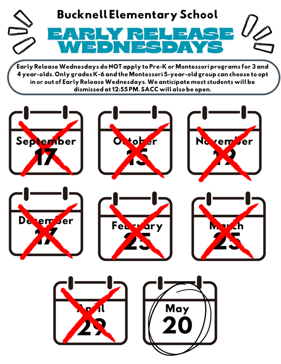 3-Hour Early Release Flyer