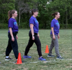 Kings Park's Admin Team Playing Kickball