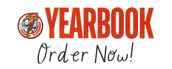 Yearbook Order Now with Herndon es logo