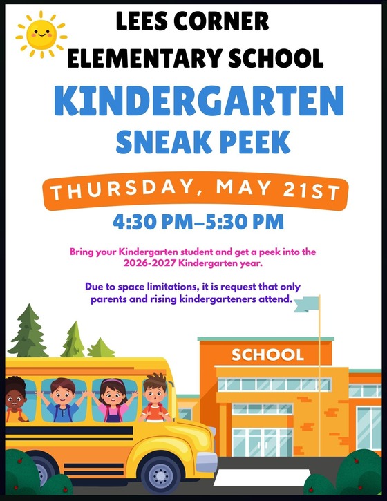 Kindergarten Sneak Peek