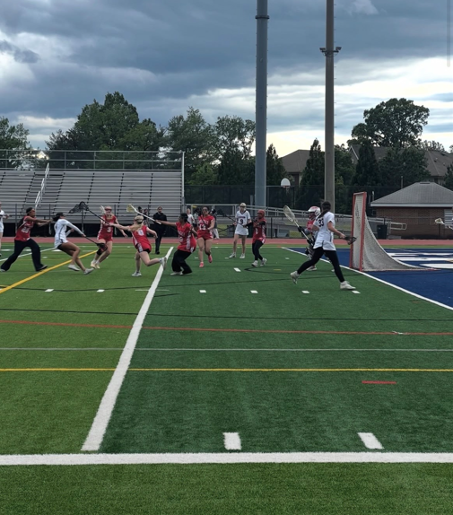 Edison High School girls varsity lacrosse game