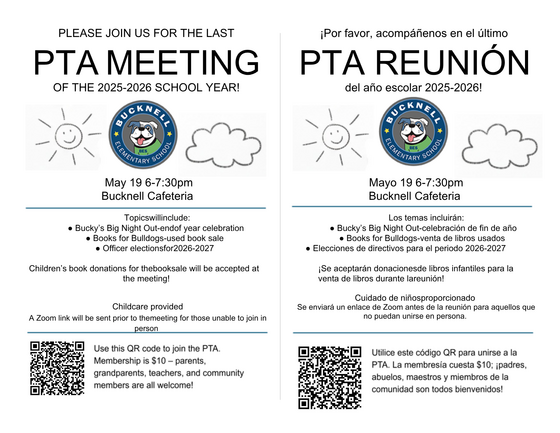 PTA Meeting Flyer