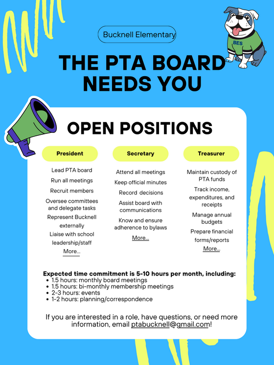 PTA Board Open Elections