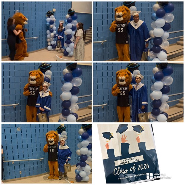 Graduates posing for a picture