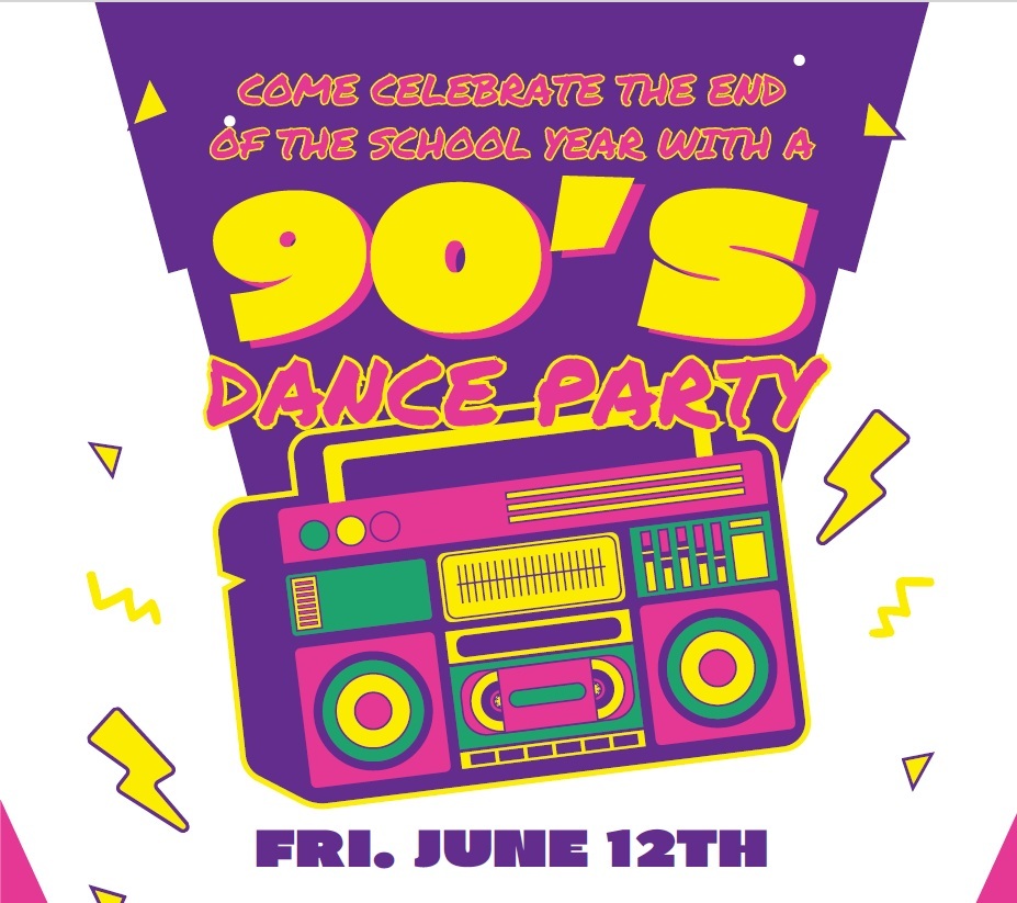 Drawing of '90s style boom box