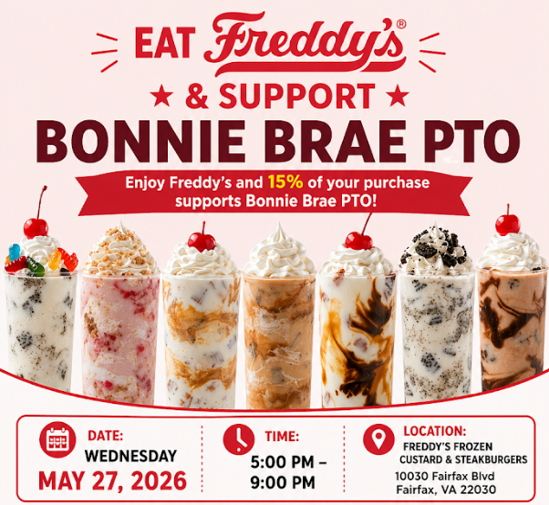 Freddy's Restaurant Night Details with Milkshakes