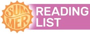 banner with text summer reading lists