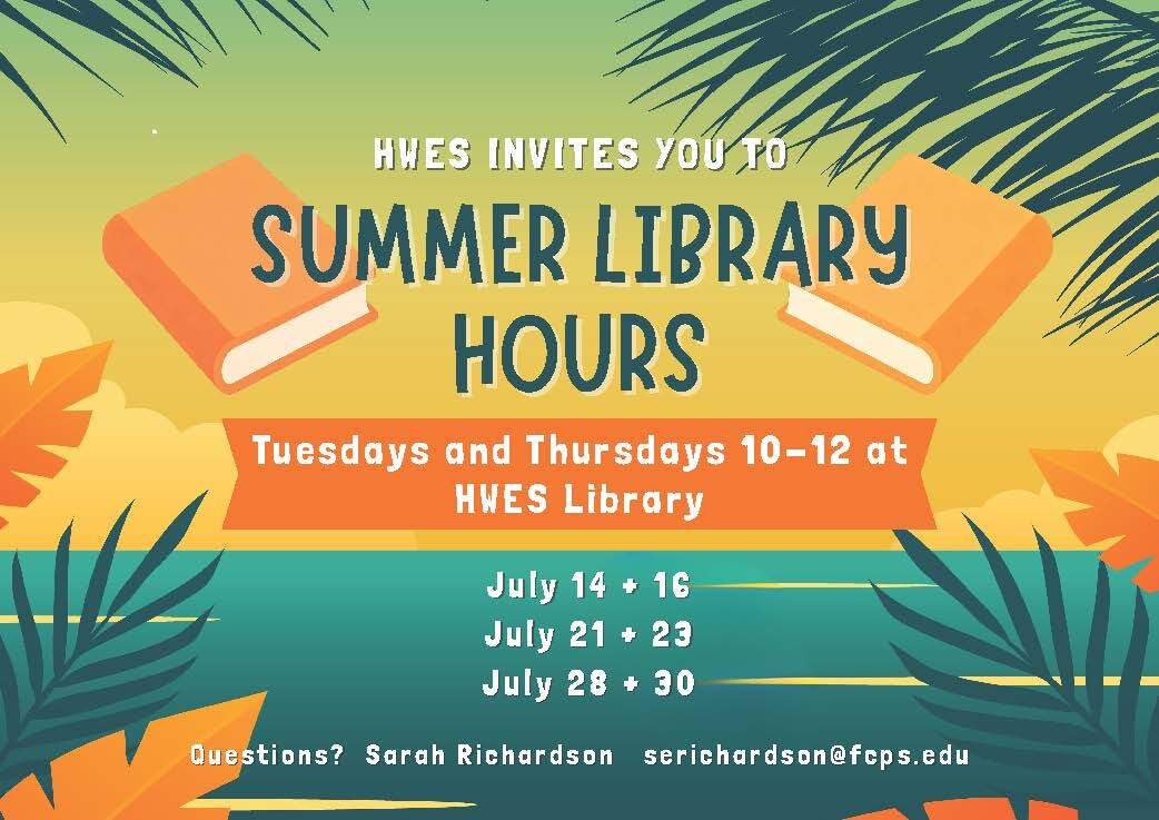 Summer Library Hours 2026