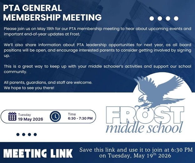 General Membership Meeting INfo