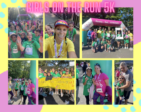 girls on the run 5K collage