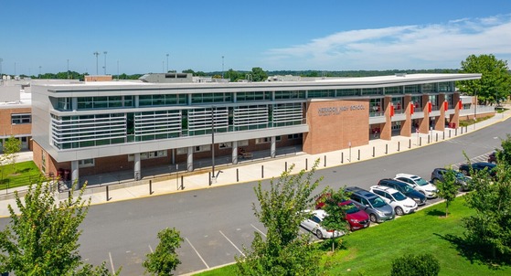 HERNDON HIGH SCHOOL FROM ABOVE