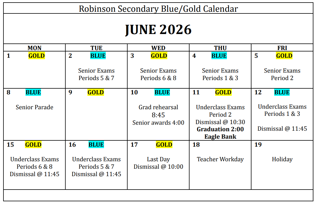 EOY Calendar
