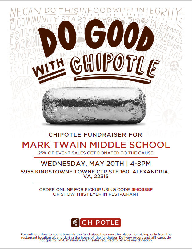 a photo of the May 20 Chipotle flyer