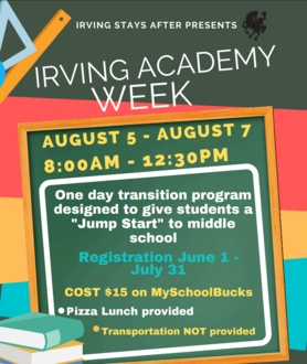 Irving Academy Week!