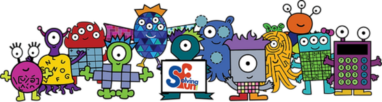 Cartoon graphic of puzzle pieces