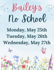 No School - May 2026