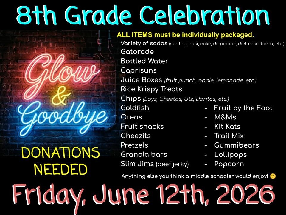 8th Grade Celebration