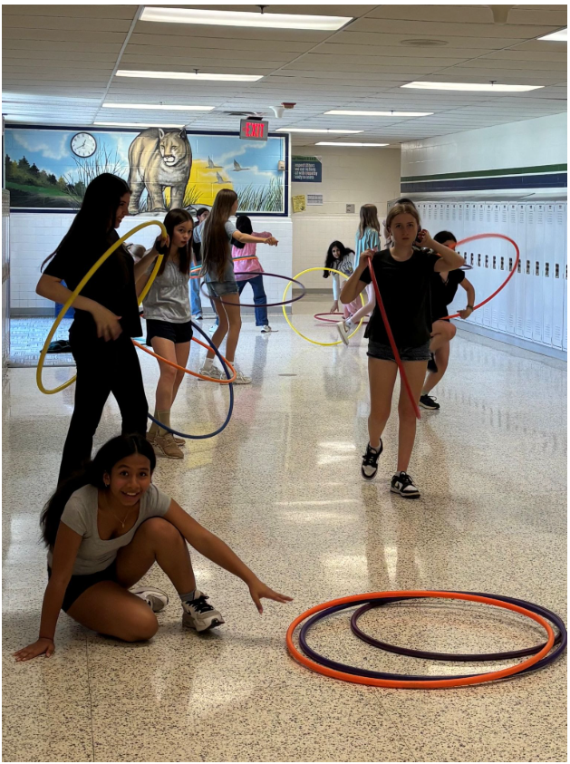 Hula Hoop PE fun