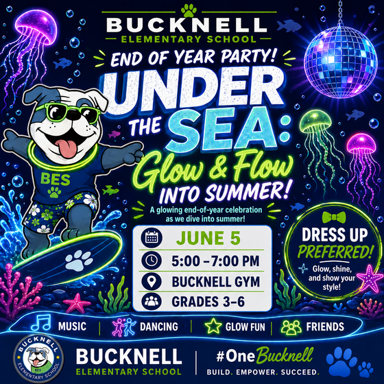 End of Year Party Flyer
