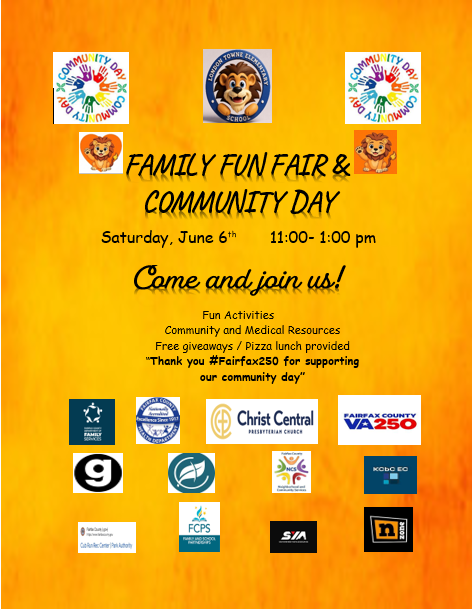 community day flyer - english
