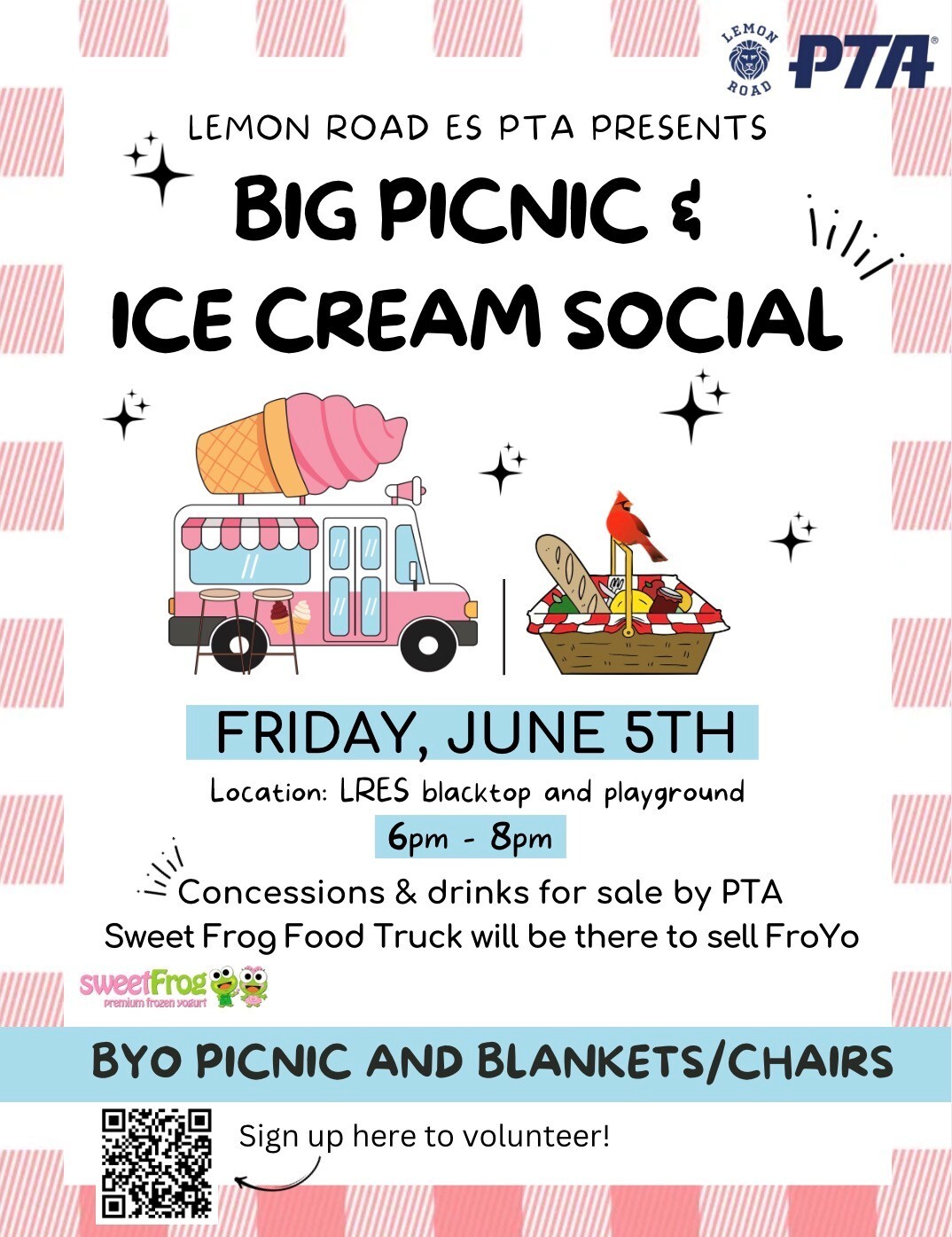PTA Picnic and Ice Cream Social