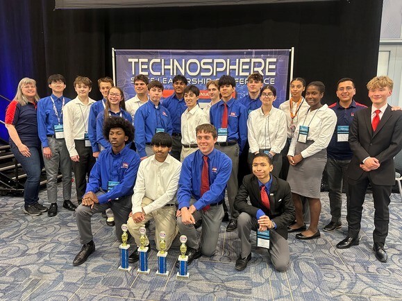 19 Edison Technology Student Association (TSA) students competed at Technosphere 2026 