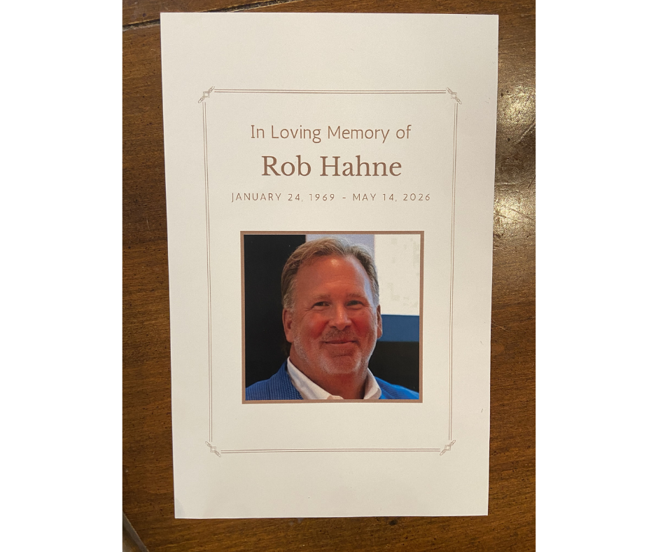 Memorial Service Rob Hahne