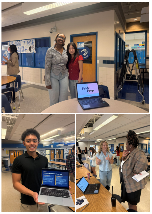 Collage of student presentations