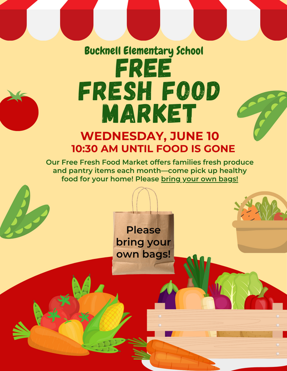 Free Fresh Food Market Flyer