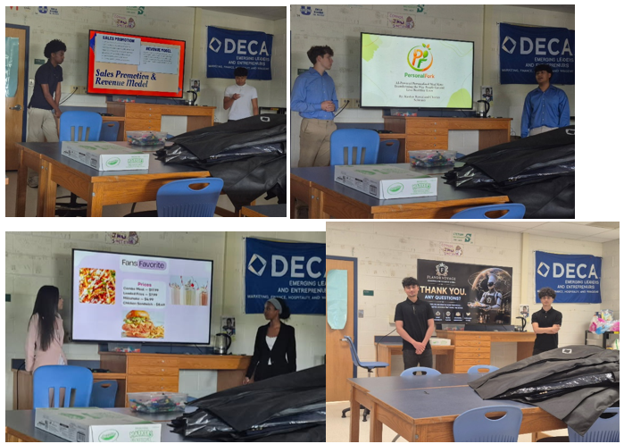 Entrepreneurship class showcased