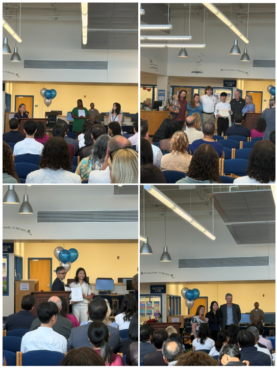 Collage of student award recipients