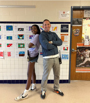 MS word of the week winner standing back to back with the MS SOSA