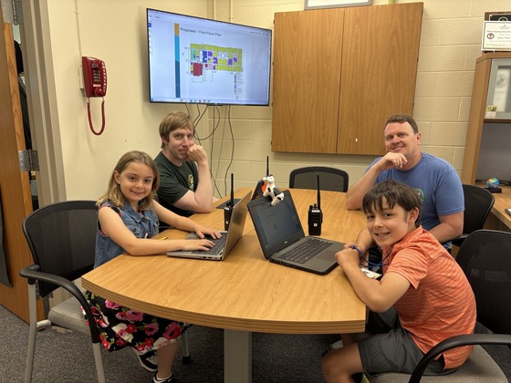 Our student administrators for a day, Matthew and Sydney, helped Mr. Taylor and Mr. Wolf run the school today.